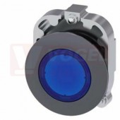 3SU1061-0JA50-0AA0 tlačítko, osvětlené, 30 mm, kulaté, kov, matné provedení, modré