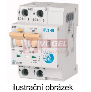 AFDD-13/2/C/003-LI/A Proudový chránič s naproud. a oblouk. ochranou, In=13A,  char.C, 10kA,  Idn=0.03A, typ LI/A (187187)