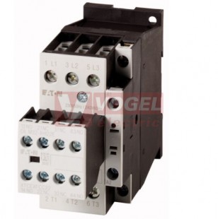 DILM25-22(230V50HZ,240V60HZ) Výkonový stykač 25A/11kW AC-3, 45A AC-1, 2Z 2V, Uc=230V/50HZ (106365)