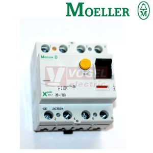 Chránič 3P+N  25A    30mA  AC  PF6-25/4/003, 6kA, typ AC, citlivost na AC proud (286504)