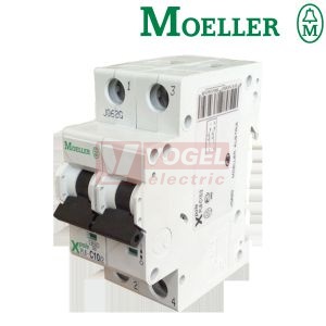 Jistič 2P  13A C PL6-C13/2 6kA Eaton (286566)
