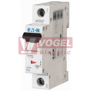 Jistič 1P   2,0A C PL6-C2/1 6kA Eaton (286528)