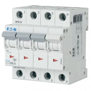 Jistič 3P+N   4A B PL7-B4/3N 10kA Eaton (165258)