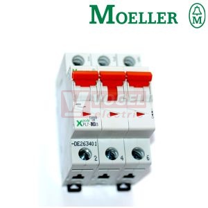 Jistič 3P  63A B PL7-B63/3 10kA Eaton (263401)