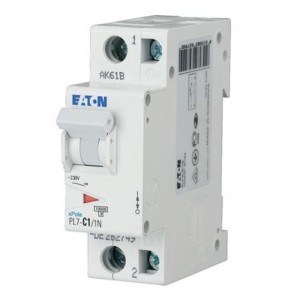 Jistič 1P+N   1,0A C PL7-C1/1N 10kA Eaton(165230)