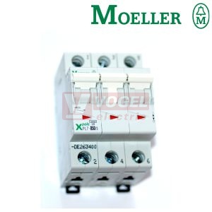 Jistič 3P  50A C PL7-C50/3 10kA Eaton (263414)