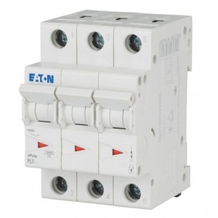 Jistič 3P   1,0A D PL7-D1/3 10kA Eaton (165136)