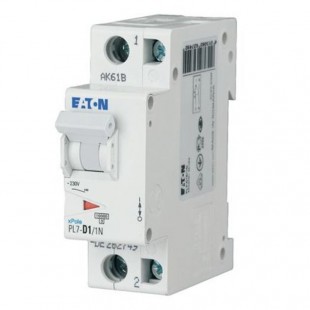 Jistič 1P+N  25A D PL7-D25/1N 10kA Eaton (262760)