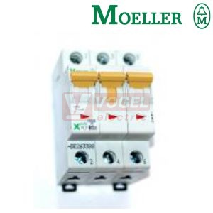 Jistič 3P  25A D PL7-D25/3 10kA Eaton (263423)