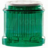 SL4-L24-G Modul D=40mm s nepřerušovaným světlem, včetně LED, 24V AC/DC, IP66, zelený