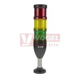 SL7-100-L-RYG-24LED Signalizační sloupek D=70mm, komplet,  RU, ŽL, ZE, 24V DC, IP66 (171425)