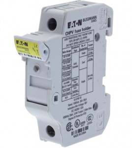 CHPV1IU Pojistkový odpojovač s indikátorem, fotovoltaické aplikace, 1-pole, 1000V DC / 30A, C10 (10x38mm) (CHPV1IU)