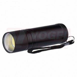 Svítilna 3xAAA COB LED ruční (E3221), svět.tok 100lm, max.dosvit 15m, doba svícení 35h, nárazuvzdorná, tělo hliník, poutko (P3894)
