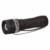Svítilna 3xAAA LED ruční (E-1512), černo-šedá, svět.tok 75lm, max.dosvit 130m, doba svícení 72h, fokus, nárazuvzdorná, voděodolná IP43, tělo plast, rozměr 35x120mm (P4702)