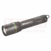 Svítilna 1×AA CREE SMD LED GP Design (P15), ruční, šedá, svět.tok 150lm, max.dosvit 85m, doba svícení 3-9h, nárazuvzdorná, voděodolná IPX4, tělo hliník, rozměr 25,4x111mm (P8401)