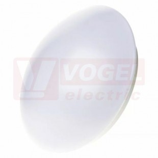 Svítidlo LED přisazené  12W 220-240V CORI, kruhové bílé, barva teplá bílá, 925lm, 3000K, IP44, tělo plech, úhel vyzař. 120°, plast. difuzor mléčný, průměr 280x95mm, náhrada za žárovku 70W (ZM3301)