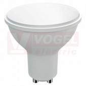 Žárovka LED GU10 230VAC  4,5W MR16 A+, řada CLASSIC, neutralní bílá 4100K, 350 lumen, nestmívatelná, živ. 30000h., úhel vyzař. 120°, náhrada za 32W, rozměr 50x56mm (EMOS-ZQ8341)