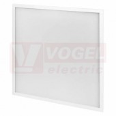 Svítidlo LED panel  40W 220-240V čtvercový vestavný bílý PROFI PLUS, neutrální bílá, 4240lm, 4000K, IP20/IP44, úhel vyzař. 120°, tělo hliník, živ. 40000 hod., difuzor mléčný, rozměr 595x595x10,4mm, náhrada za žárovku 4x18 W CFL (ZR1412)