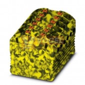 PTFIX 12X1,5-FE blok rozbočovací/distribuční, připojení PUSH-IN, 450V/17,5A, černá/žlutá, š=12,6mm, montáž pro osazení adaptérem nebo přírubou (3002796)