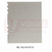 Koncovka bez otvoru pro NV, stříbrná barva, 1 ks (762.010.07.0)