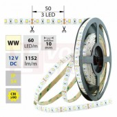LED pásek SMD2835 teplá bílá, 60LED/m, IP54, DC 12V, 10mm, 5m (121.709.60.0) NOVINKA