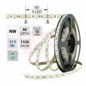 LED pásek SMD5050 neutrální bílá, 60LED/m, IP20, DC 12V, 10mm, 5m (121.665.60.0)