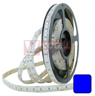 LED pásek SMD5050 modrý, 120LED/m, IP54, DC 24V, 12mm, 5m (126.678.60.0) NOVINKA