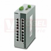 FL SWITCH 3016 Řízený přepínač Ethernet se 16 porty RJ45 pro 10/100 MBit/s a rozsahem provozních teplot od -10 do +60 °C (2891058)