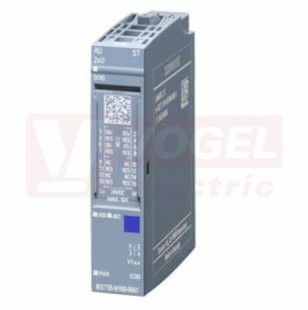 6ES7135-6GB00-0BA1 SIMATIC ET 200SP, ANALOG OUTPUT MODULE, AQ 2XI STANDARD, PACKING UNIT: 1 PIECE, FITS TO
BU-TYPE A0, A1, COLOR CODE
CC00, MODULE DIAGNOSIS, 16 BIT