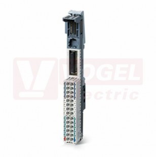 6ES7193-6BP20-0DA0 SIMATIC ET 200SP, BASEUNIT BU15-P16+A10+2D, BU-TYPE A0, PUSH-IN TERMINALS, WITH 10
AUX-TERMINALS, NEW LOADGROUP,
WXH: 15MMX141MM