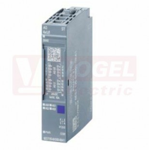 6ES7135-6HD00-0BA1 SIMATIC ET 200SP, ANALOG OUTPUT MODULE, AQ 4XU/I STANDARD, FITS TO BU-TYPE A0, A1, COLOR CODE
CC00, MODULE DIAGNOSIS, 16BIT,
+/-0,3%
