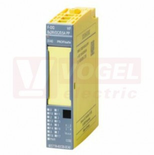 6ES7136-6DC00-0CA0 SIMATIC DP,  ELECTRON. MODULE ET 200SP, F-DQ 8X24VDC/0.5 PP, 15 MM WIDTH, UP TO PL E (ISO
13849) UP TO SIL 3 (IEC 61508)