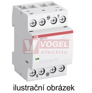 Stykač inst. 40A 4/0 24VAC/DC ESB40-40N-01 (1SAE341111R0140)