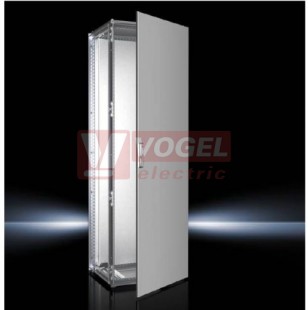 VX8457.000 skříň pro řadovou montáž VX25 nerez ocel 1.4301, švh 600x1800x500mm, 1-dv., s mont. deskou, IP55, RAL7035