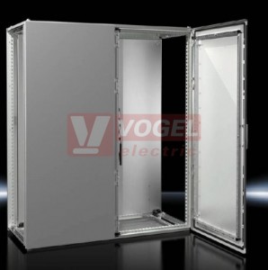 VX8245.000 skříň pro řadovou montáž VX25, švh 1200x1400x500mm, 2-dv., s mont. deskou, IP55, RAL7035