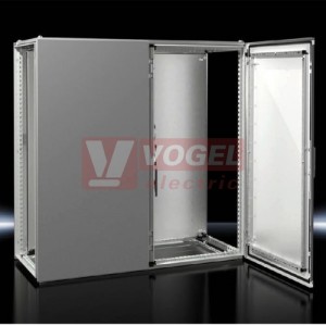 VX8215.000 skříň pro řadovou montáž VX25, švh 1200x1200x500mm, 2-dv., s mont. deskou, IP55, RAL7035