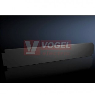 VX8620.046 Podstavec boční kryty HxV 1200x200mm, RAL 9005 > NAHRAZUJE SE NA VX8640.046