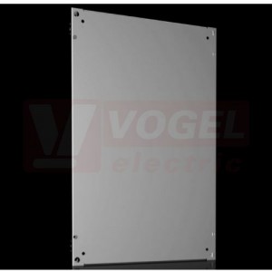 VX8617.550 Dělený montážní panel 500x775mm, ocelový plech 2,5mm
