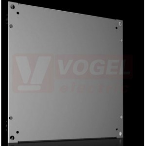 VX8617.530 Dělený montážní panel 500x500mm, ocelový plech 2,5mm