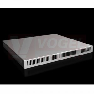 SV9681.888 střešní plech 800x800mm, IP 2X ventilačními otvory pro VX, výška 72mm, ocelový plech 1,5mm, RAL 7035