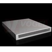 SV9681.868 střešní plech 600x800mm, IP 2X ventilačními otvory pro VX, výška 72mm, ocelový plech 1,5mm, RAL 7035