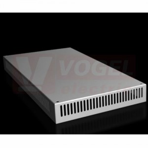 SV9681.848 střešní plech 400x800mm, IP 2X ventilačními otvory pro VX, výška 72mm, ocelový plech 1,5mm, RAL 7035