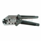 LK-SIS 056/TF Lisovací kleště na spojky SU, SIS a oka se smršťovací bužírkou, pro průřezy 0,5-6mm2, tvar slisu ovál, robustní, délka kleští 250mm