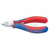 7732115 KNIPEX kleště štípací malé s fazetou, dvoukomponentní rukojeti, délka 115mm