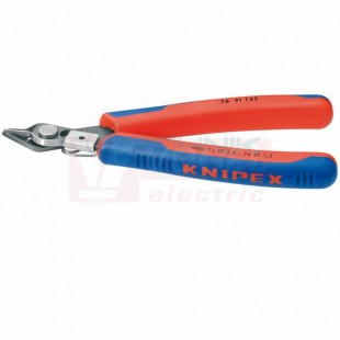 7891125 KNIPEX kleště štípací malé bez fazety PN1 brunýrované s držením drátu, délka 125mm