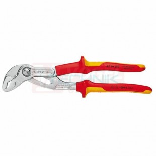 8726250 KNIPEX kleště trubkové COBRA, chromované, izolované do 1000V, délka 250mm