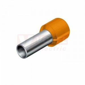 DI 0,5-8 oranž S A00557GB dutinka izolovaná s rozšířeným límcem 2,9mm / průřez 0,50mm2 / délka 8mm, barva oranžová
