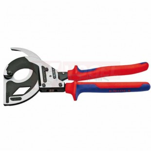 9532320 KNIPEX Ráčnové nůžky na AL a CU kabely do průměru 60mm/600mm2 (RN 60 KN)