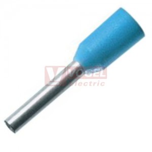 DI 0,34-8 tyrkys.G A00385 dutinka izolovaná, průřez 0,34mm2 / délka 8mm, dle DIN46228, barva tyrkysová
