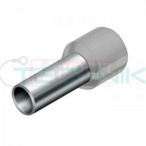 DI 4-10 šedá G A04055 dutinka izolovaná, průřez 4,0mm2 / délka 10mm, dle DIN46228, barva šedá